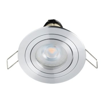 Coblux LED inbouwspot, vierkant, warmwit, 4 watt, dimbaar