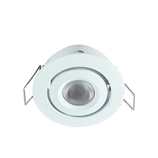 Coblux LED inbouwspot, vierkant, warmwit, 4 watt, dimbaar