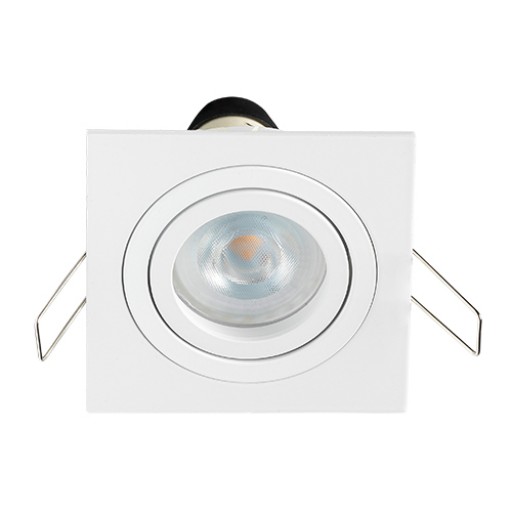 Afgrond zeevruchten Schaken Coblux LED inbouwspot | wit | vierkant | warmwit | 5 watt | dimbaar |  kantelbaar – Welkom bij LED Centrale